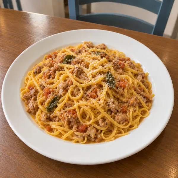 Tagliolini 30 Tuorli al Ragù di Cortile